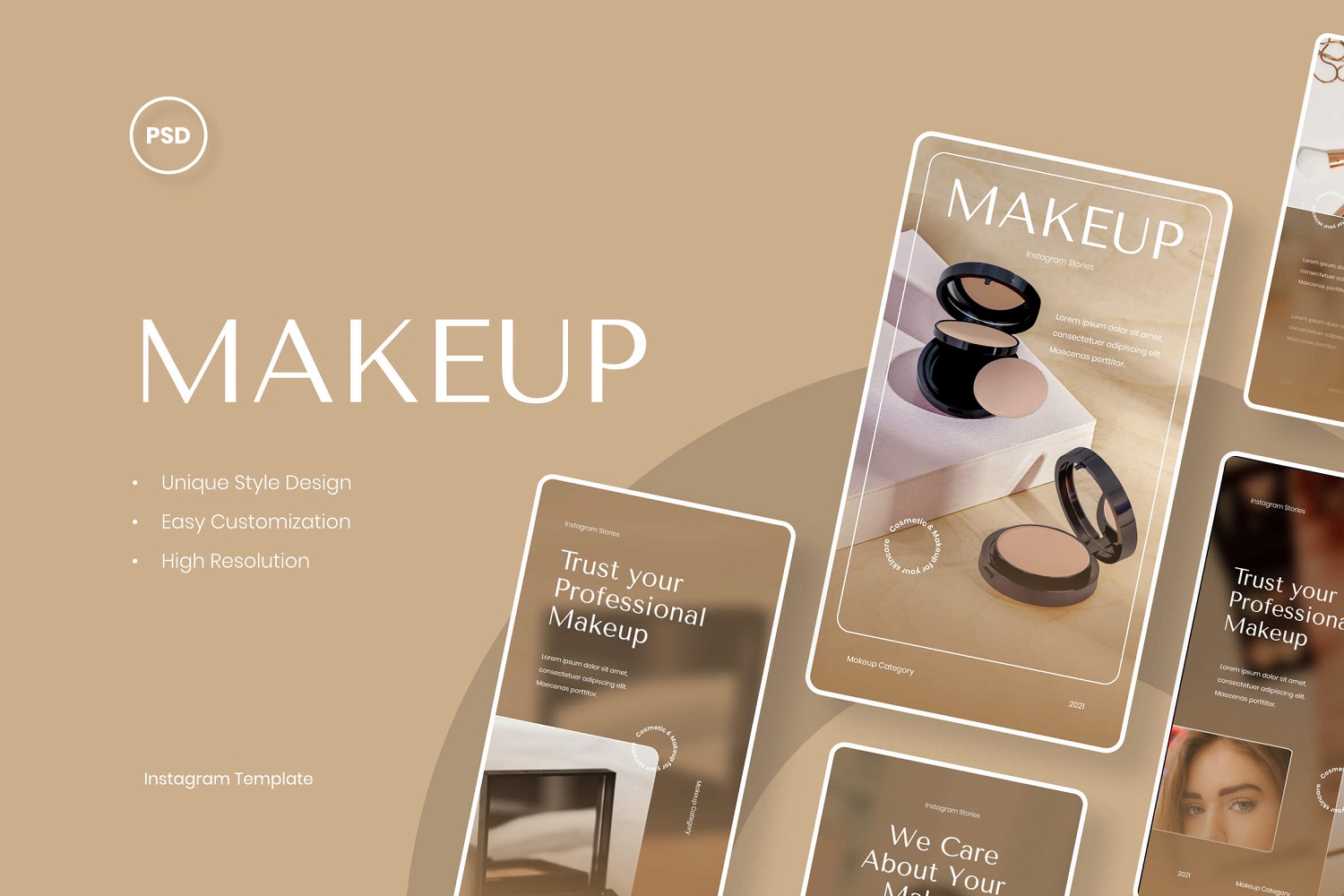 Make up - Beauty Cosmetic Instagram Stories Template