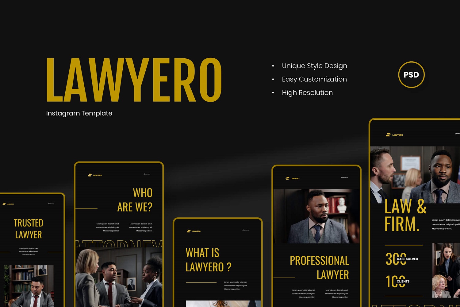 Law & Firm - Instagram Stories Template