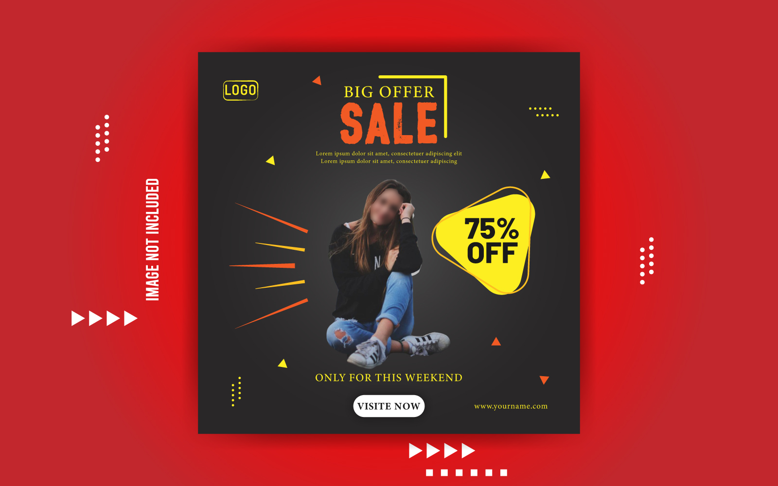 Big Offer Sale Promotional Social Banner