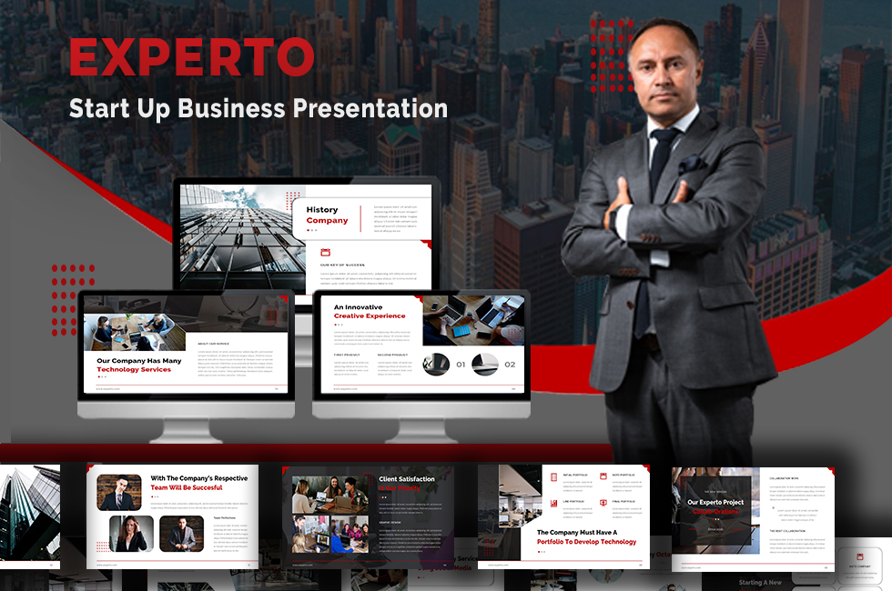 Experto - Start Up Business Keynote Template