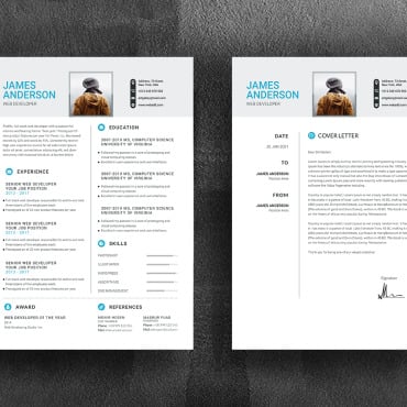 Page 3 Resume Templates 186079