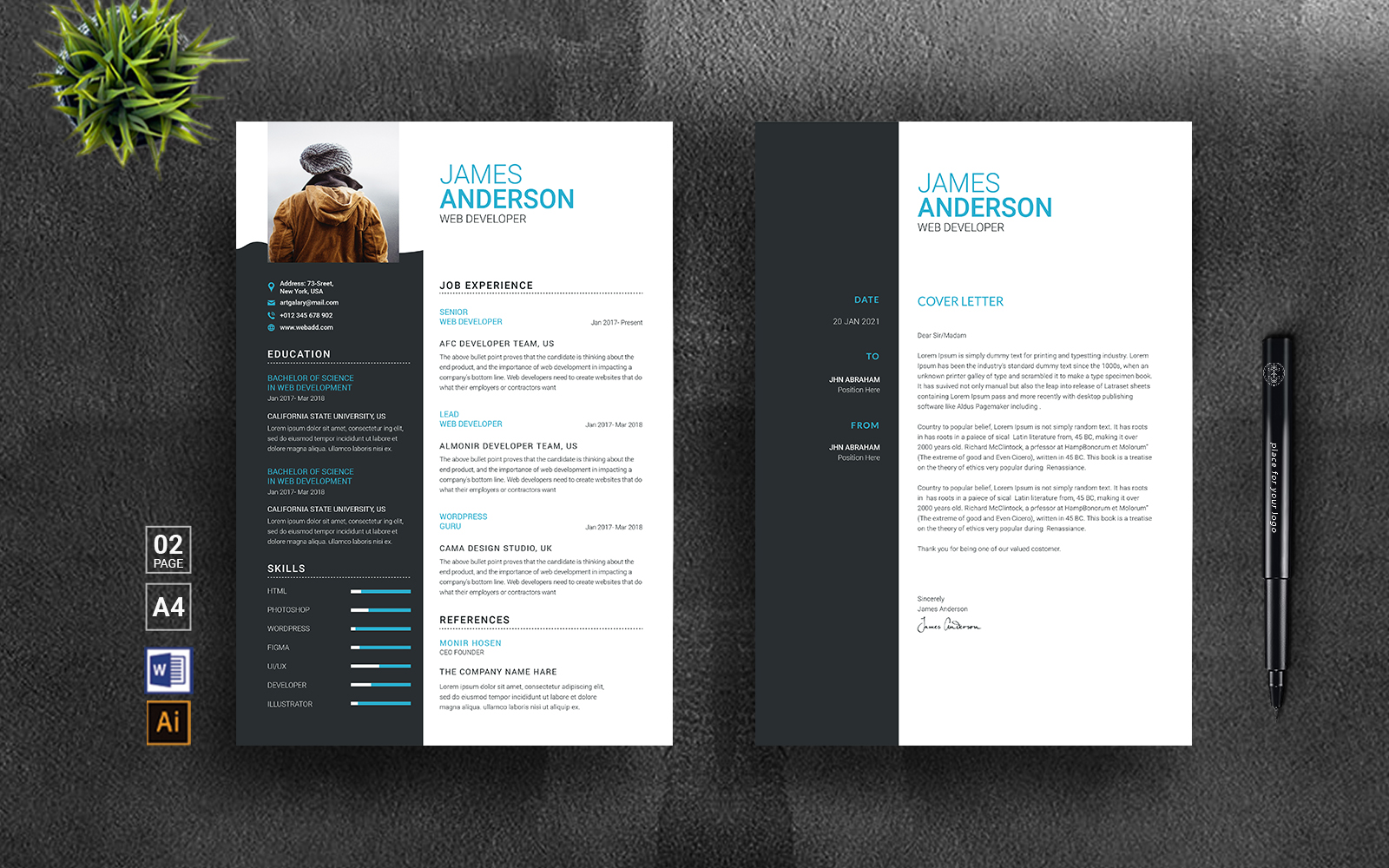 Coral Anderson Resume Template