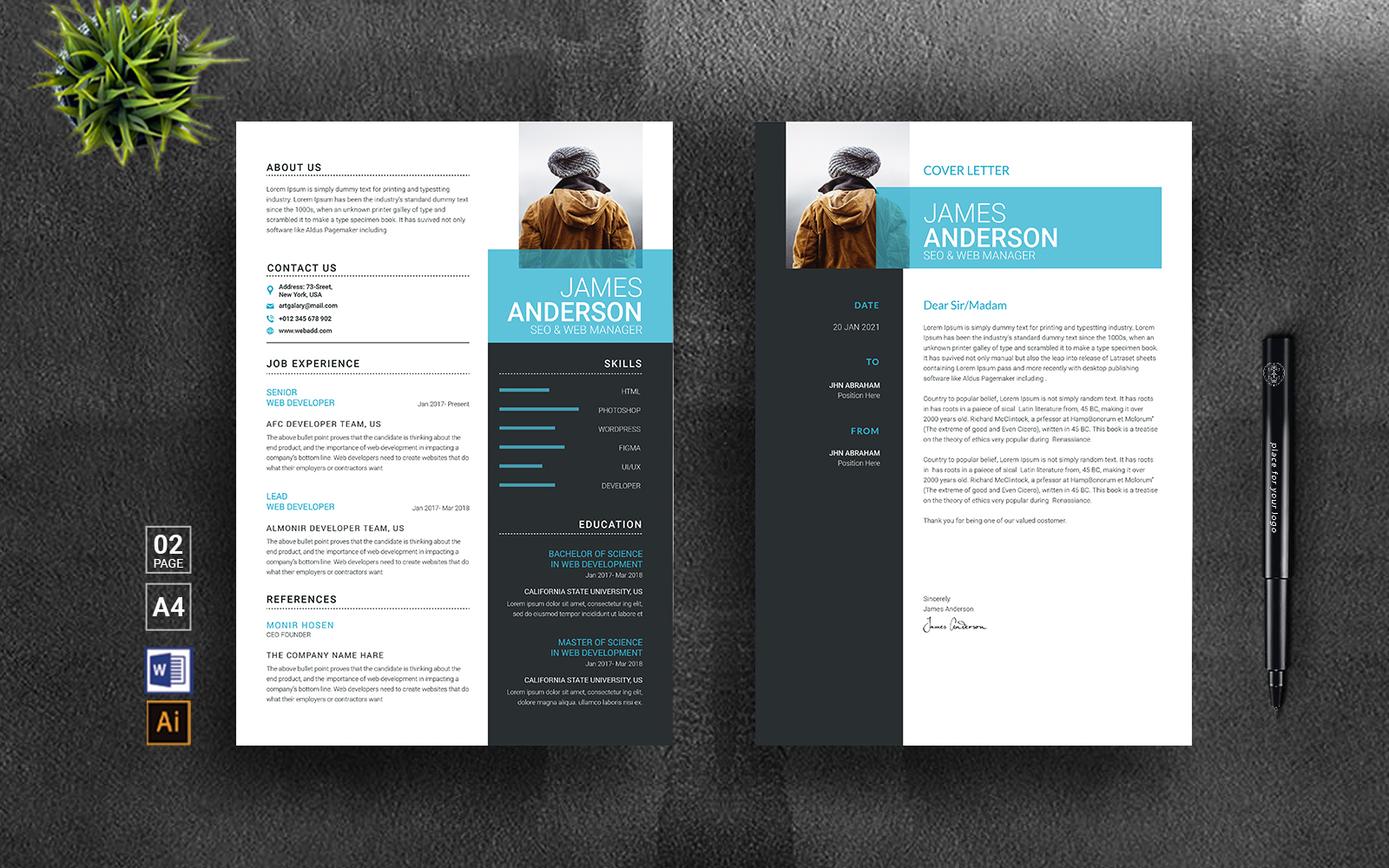 Smith Anderson Word Resume