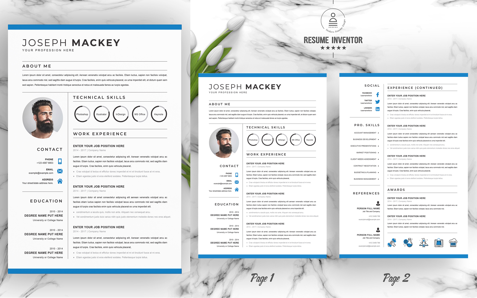 Mackey /  Printable Resume Templates