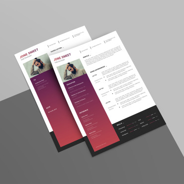 Template Cv Resume Templates 186197