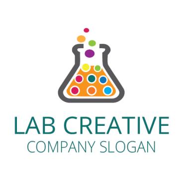 Lab Biology Logo Templates 186202