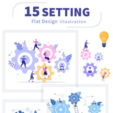 Gear Engine Illustrations Templates 186302