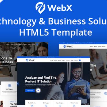 Solution Business Responsive Website Templates 186322