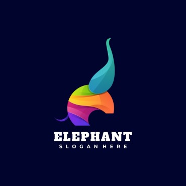 Trunk Elephant Logo Templates 186352