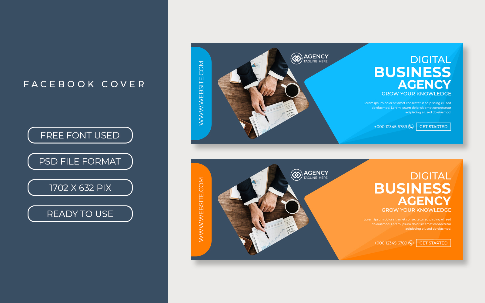 Business facebook Cover Design Template