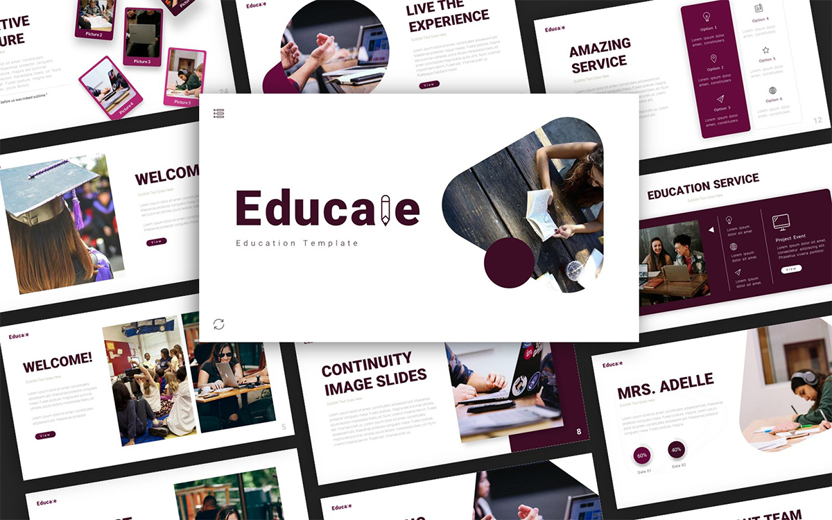 Educale Education Presentation PowerPoint Template