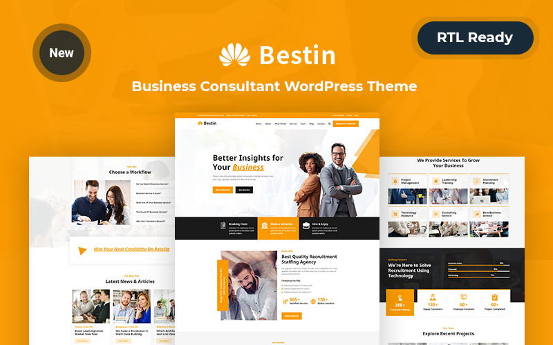 Bestin - Responsive Business WordPress Theme