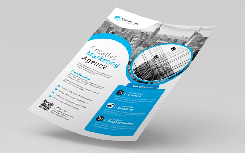 Business Flyer Template vk 3033