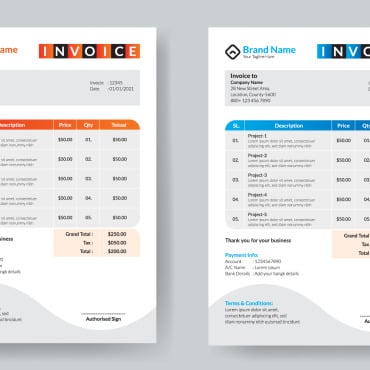 Business Invoice Corporate Identity 186603