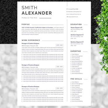 Page3 Pagea4cleancvdesignelegantelegant  186707