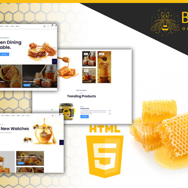 Beekeeper Beekeeping Responsive Website Templates 186824