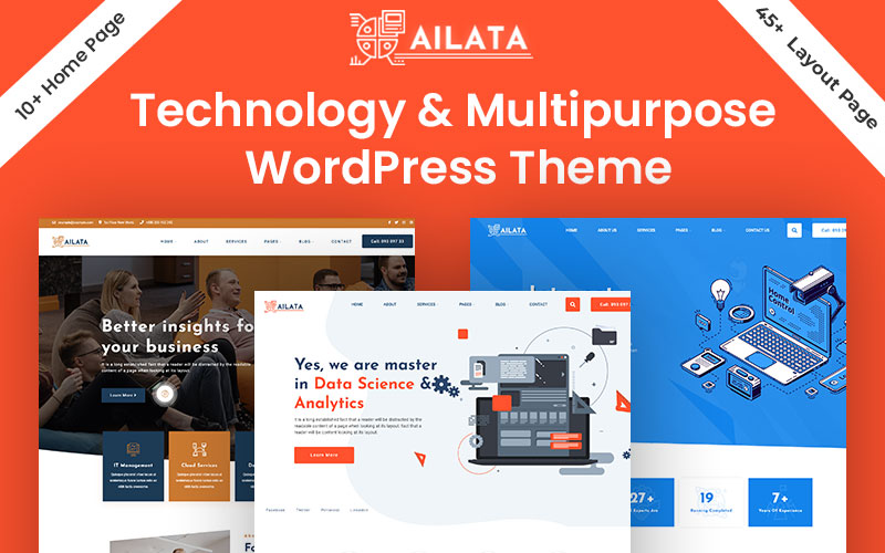 Ailata - Technology & Multipurpose WordPress Theme