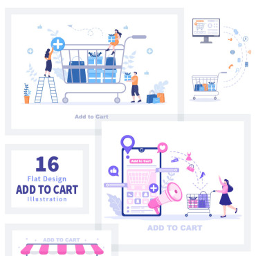 Add Shopping Illustrations Templates 186884