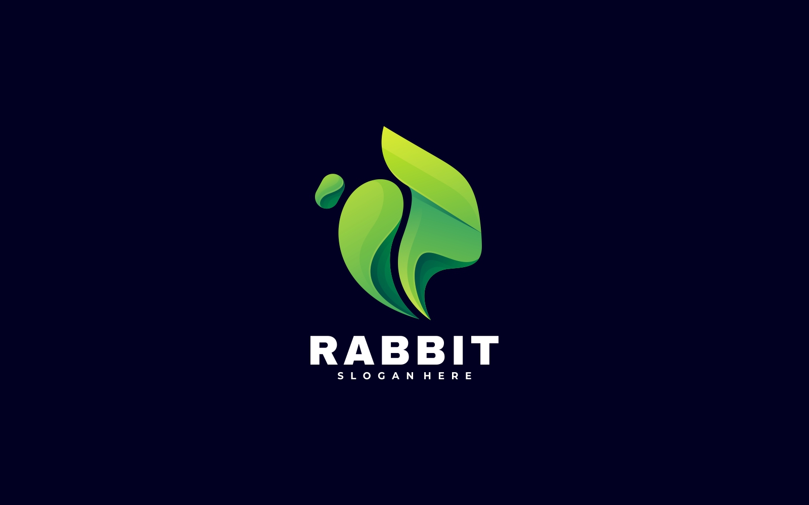Rabbit Gradient Logo Style
