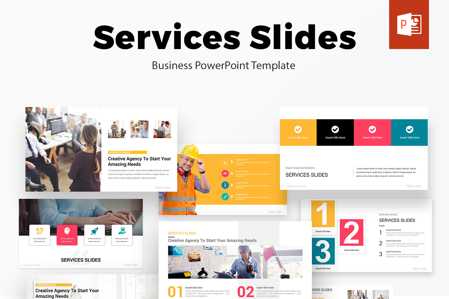 Services PowerPoint Presentation Template