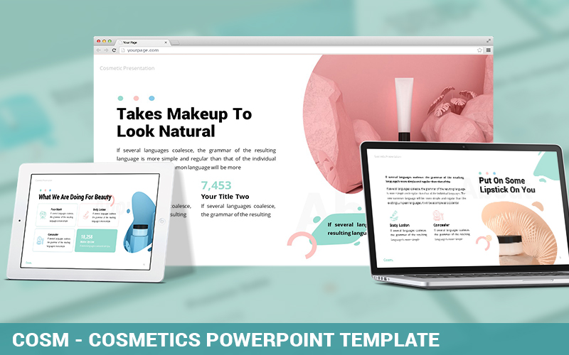 Cosm - Cosmetics Powerpoint Template