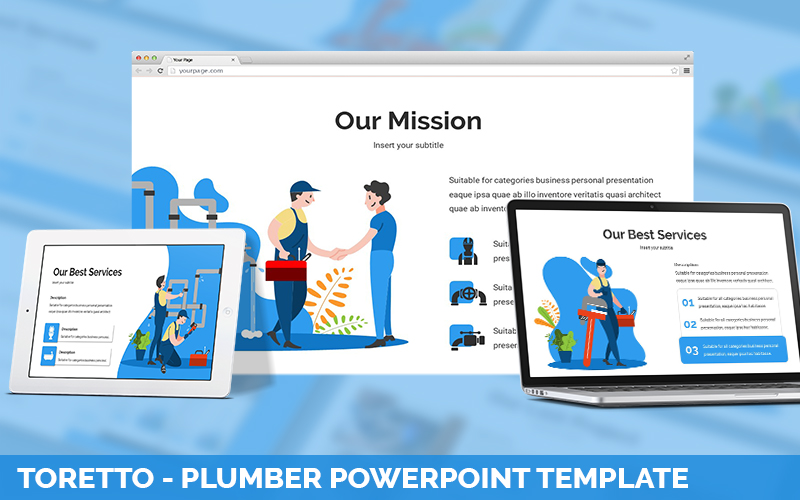 Toretto - Plumber Powerpoint Template