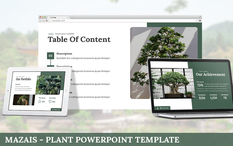 Mazais - Plant Powerpoint Template