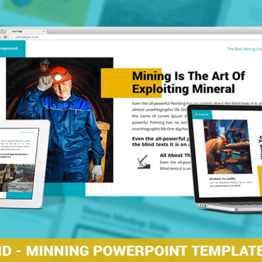 Coal Mineral PowerPoint Templates 187007