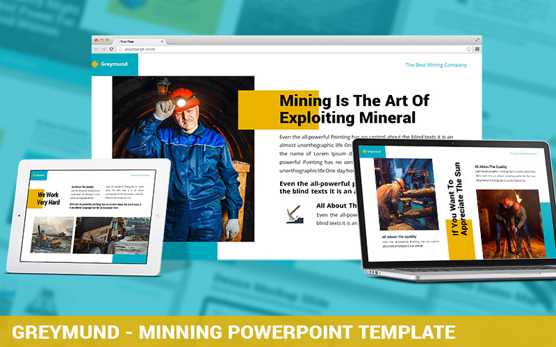 Greymund - Mining Powerpoint Template