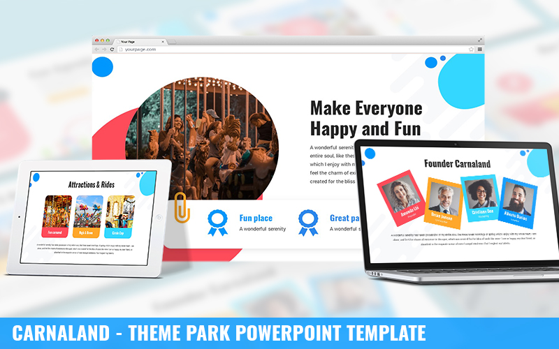 Carnaland - Theme Park Powerpoint Template