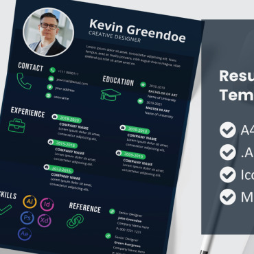 Template Adobe Resume Templates 187079