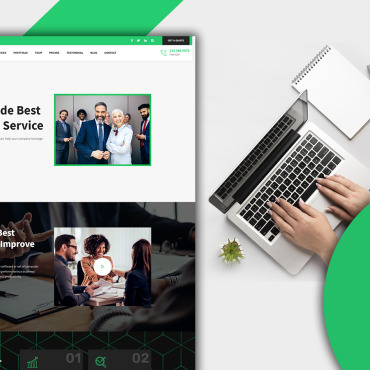 Advertising Agency Landing Page Templates 187115