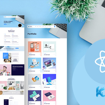 Agency Portfolio Website Templates 187126