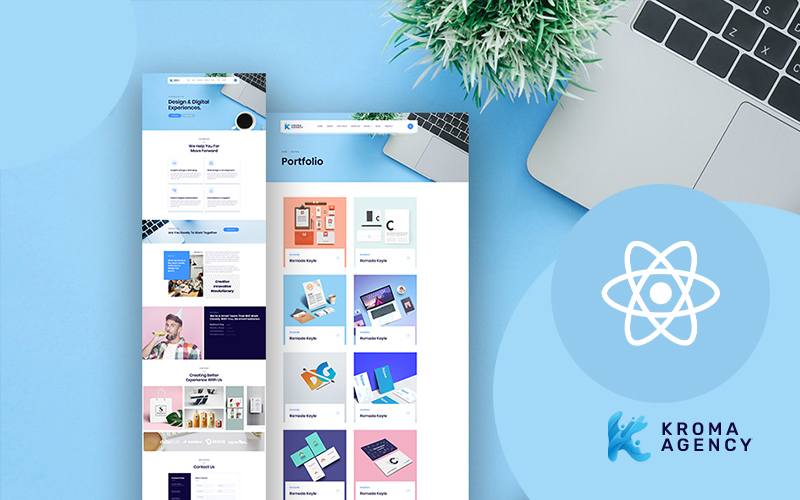 Kroma | Easy Multipurpose Agency React Website Template