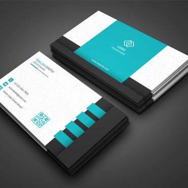 Card Geometric Corporate Identity 187177