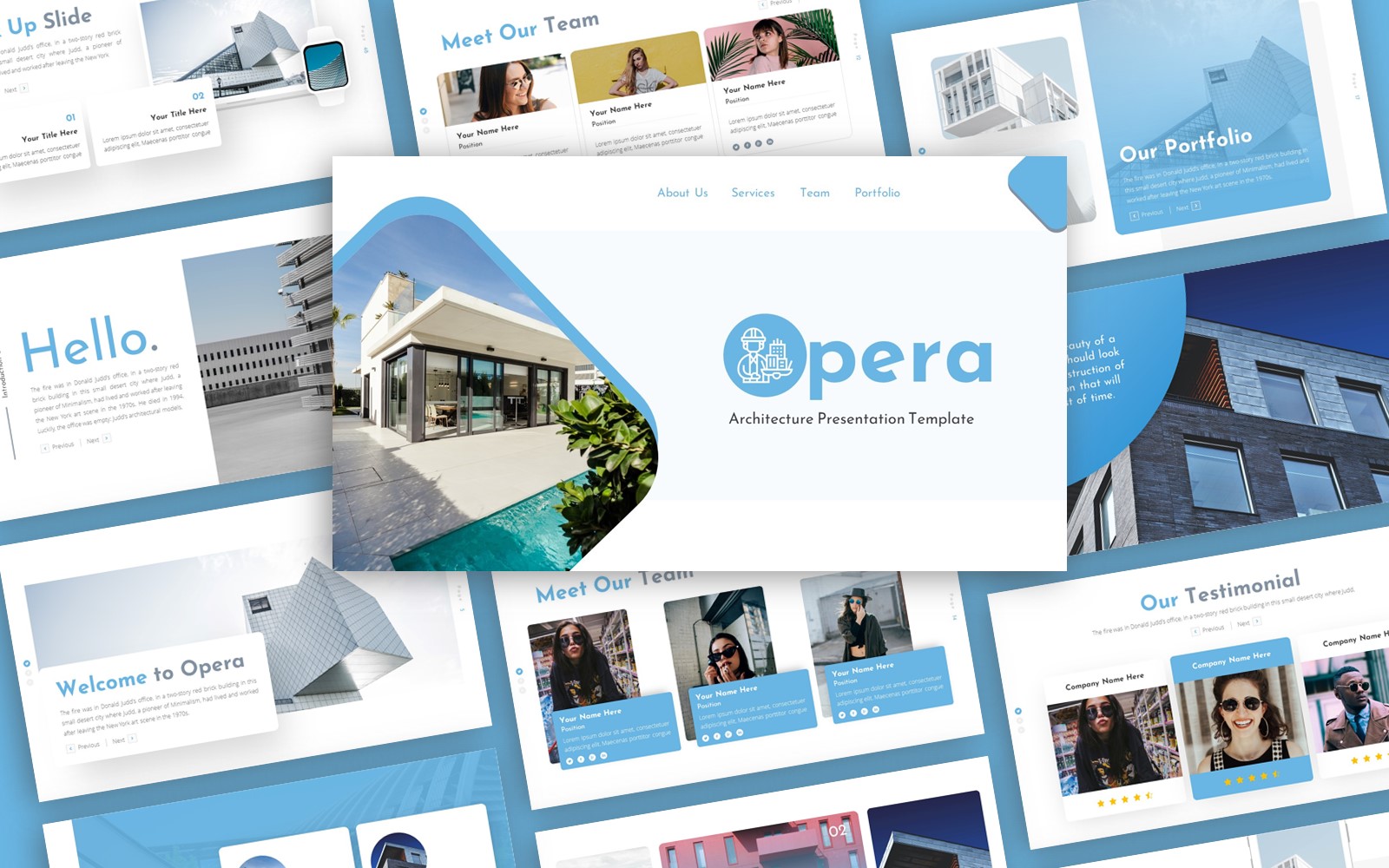 Opera  - Architecture Multipurpose PowerPoint Template