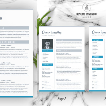 Template Clean Resume Templates 187205