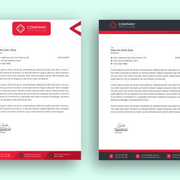 Letterhead Business Corporate Identity 187339