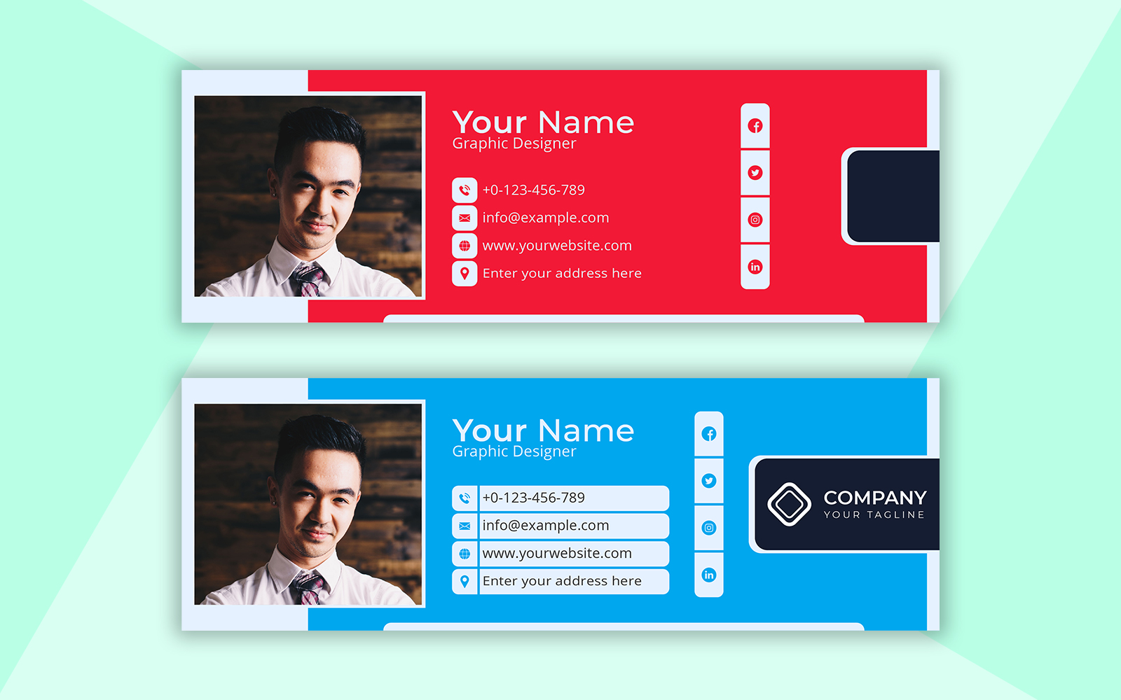 Email Signature Template Simple Design