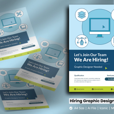 Template Flyer Corporate Identity 187349