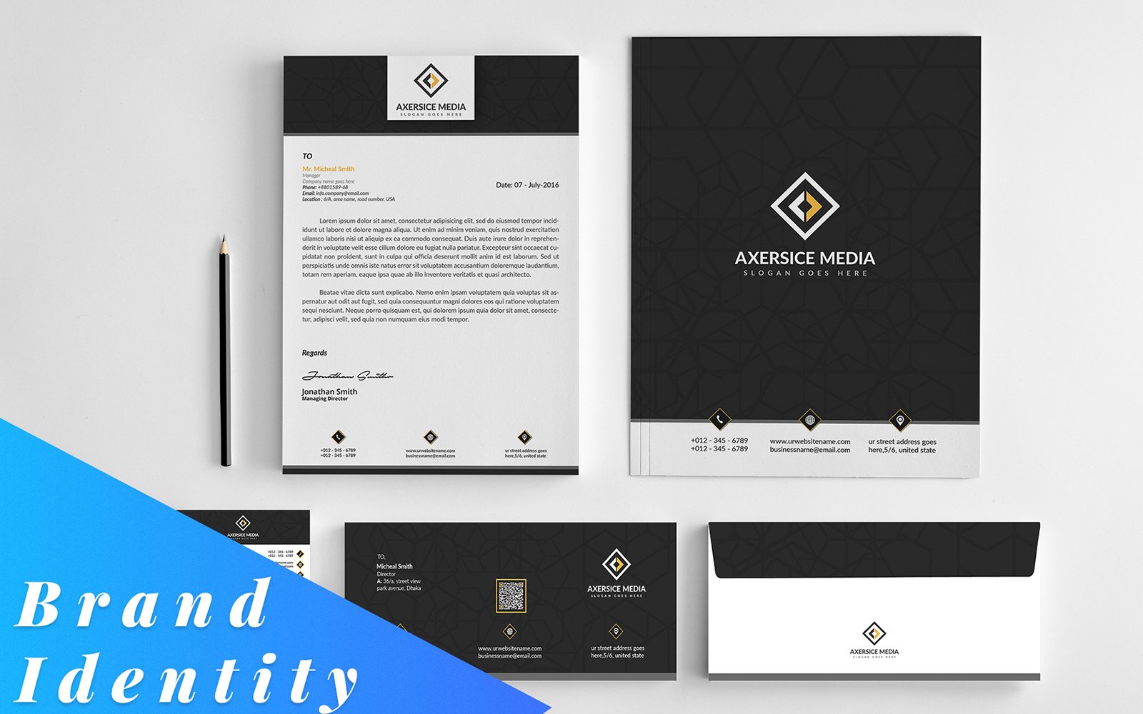 Patri - Corporate Branding Identity Stationery Template