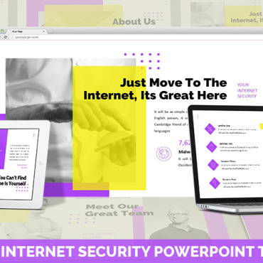 Secure Network PowerPoint Templates 187412
