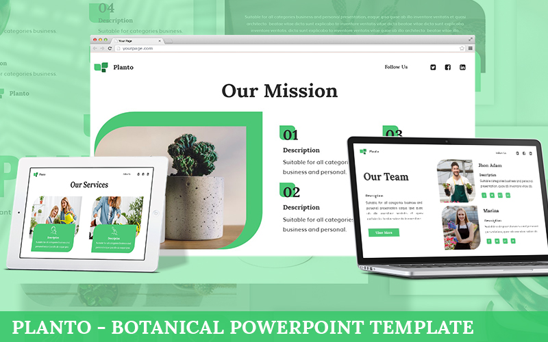 Planto - Botanical Powerpoint Template