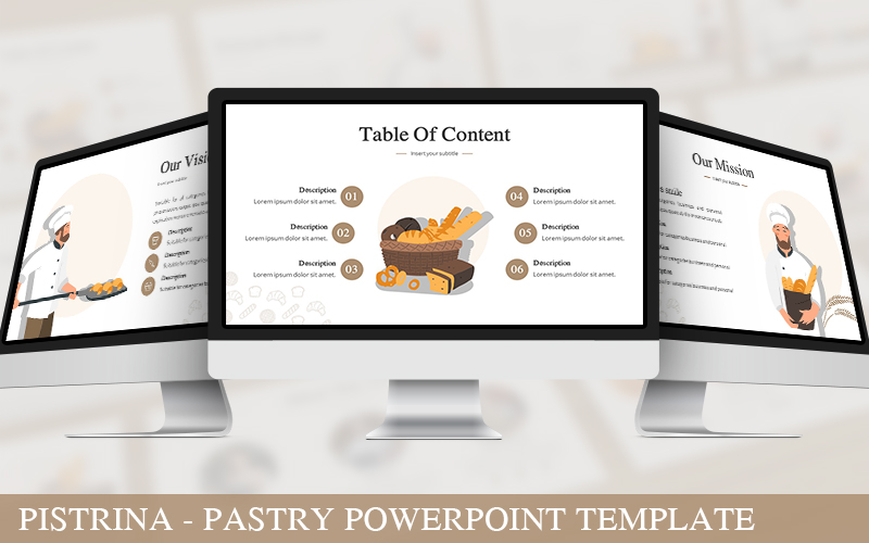 Pistrina - Pastry Powerpoint Template