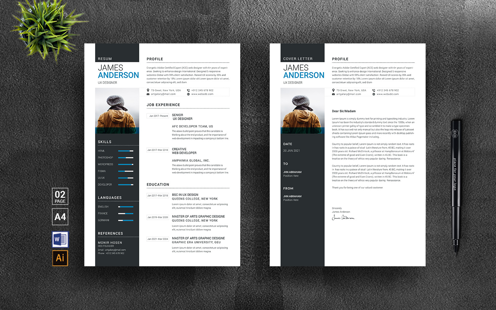 Professional Resume Word Template