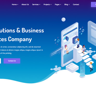 Technology Bootstrap Responsive Website Templates 187467