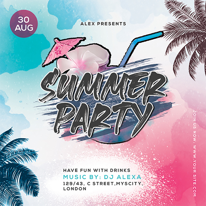 Creative Guy -Summer Party Flyer