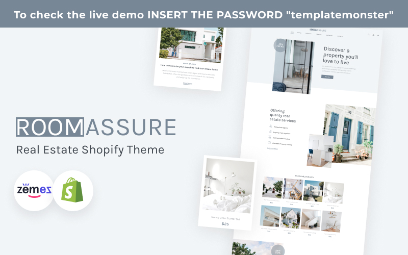 RoomAssure - Shopify for Real Estate Company Theme