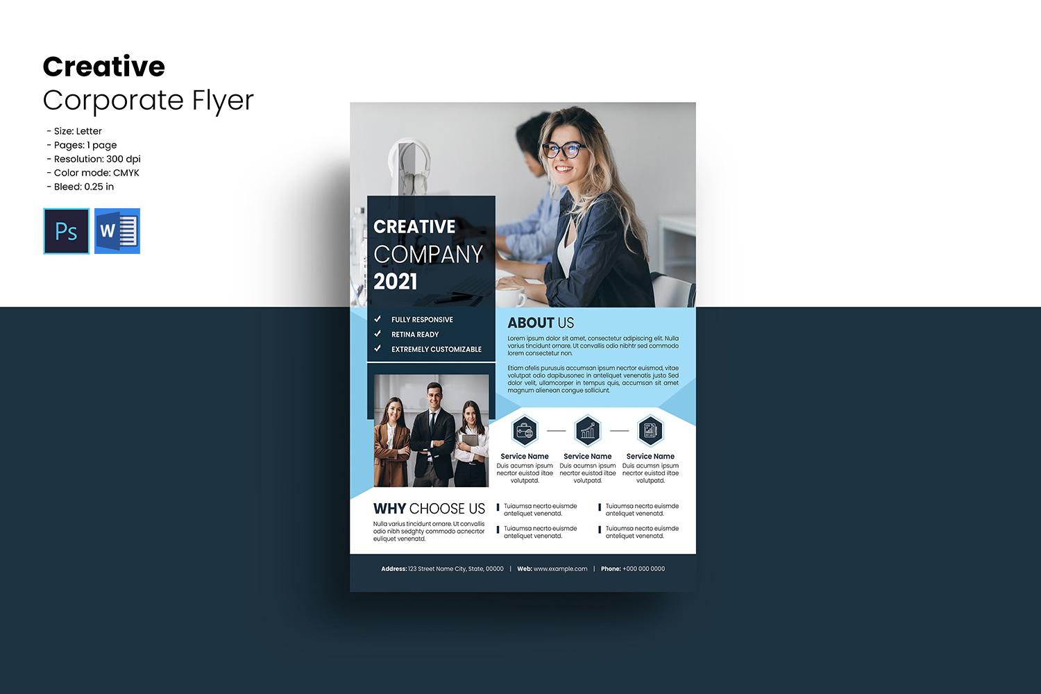 Creative Company Flyer Corporate Identity Template