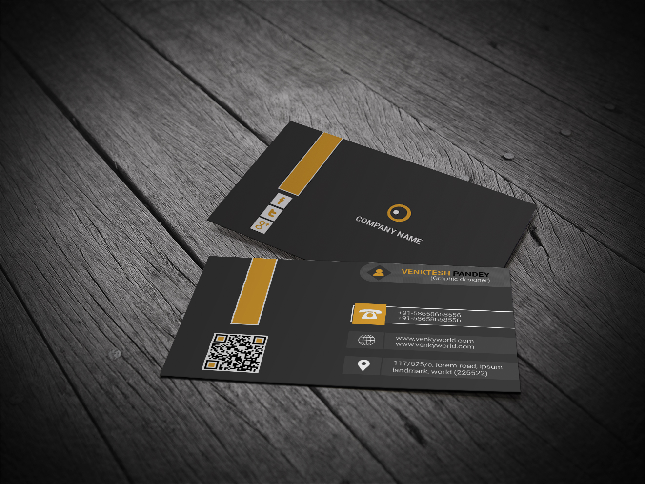 Business Card-Layered Template